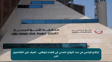 ارتفاع قياسي في عدد الزواج المدني في قضاء أبوظبي.. تعرف على التفاصيل الآن